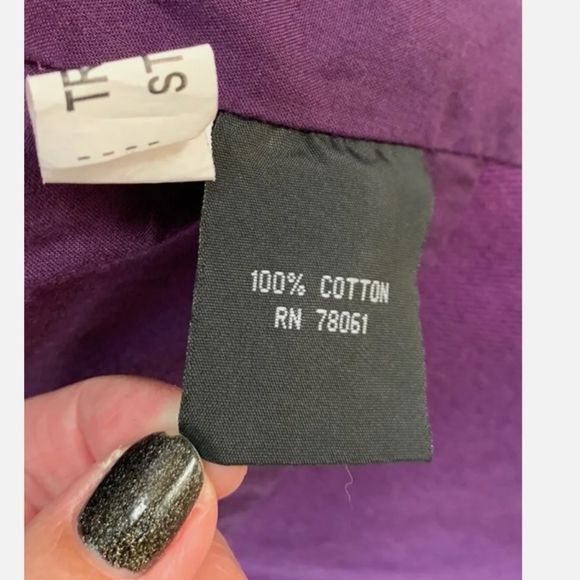 Tripp NYC purple denim Vintage 💜 New with tags jacket. Size m - Picture 7 of 9